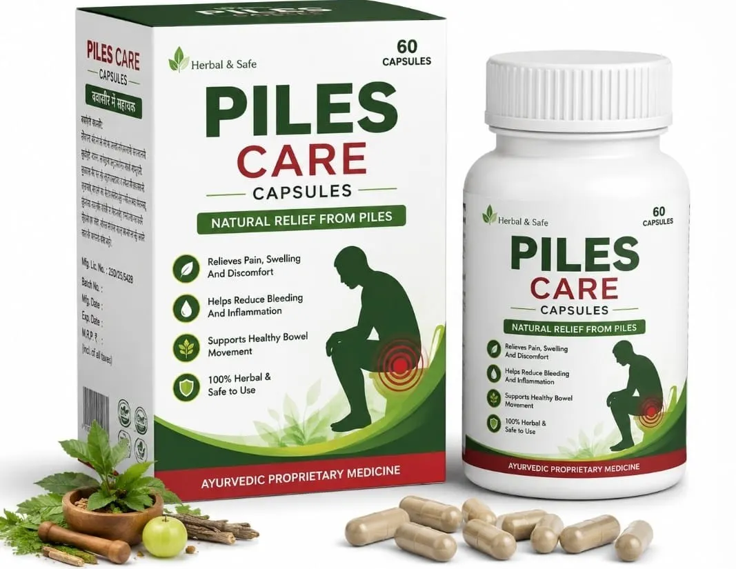 Piles Care Capsules (60 Capsules)